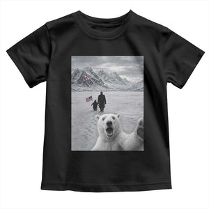 Nihilist Penguin Trump Hiking Mountains Toddler T Shirt Funny Polar Bear Selfie But Why TS14 Black Print Your Wear
