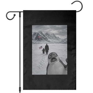 Nihilist Penguin Trump Hiking Mountains Garden Flag Funny Penguin Selfie But Why TS14 Black Print Your Wear