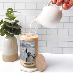 Nihilist Penguin Trump Hiking Mountains Glass Can Funny Penguin Selfie But Why TS14 Print Your Wear