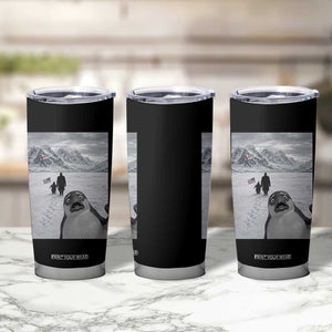 Nihilist Penguin Trump Hiking Mountains Tumbler Cup Funny Penguin Selfie But Why TS14 Print Your Wear