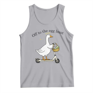 Off To The Egg Hunt Tank Top Funny Easter Goose TS14 Athletic Heather Print Your Wear