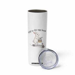 Off To The Egg Hunt Skinny Tumbler Funny Easter Bunny TS14 Print Your Wear