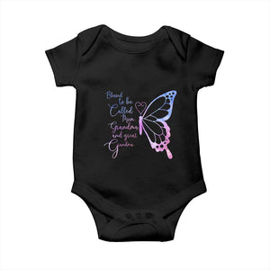 Blessed to Be Called Mom Grandma Great Grandma Baby Onesie Mama Butterfly Mother's Day Gift TS14 Black Print Your Wear