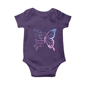 Blessed to Be Called Mom Grandma Great Grandma Baby Onesie Mama Butterfly Mother's Day Gift TS14 Purple Print Your Wear