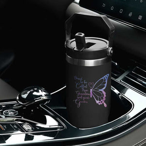 Blessed to Be Called Mom Grandma Great Grandma Flip Straw Tumbler Mama Butterfly Mother's Day Gift TS14 Print Your Wear