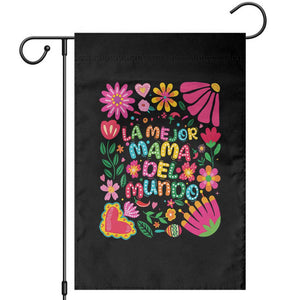 La Mejor Mama Del Mundo Garden Flag Dia de las Madres Regalo Gift TS14 Black Print Your Wear