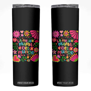 La Mejor Mama Del Mundo Skinny Tumbler Dia de las Madres Regalo Gift TS14 Black Print Your Wear