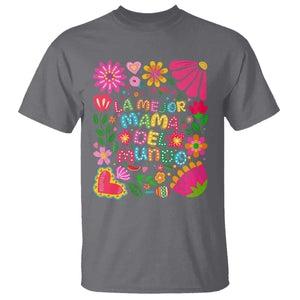 La Mejor Mama Del Mundo T Shirt Dia de las Madres Regalo Gift TS14 Charcoal Print Your Wear