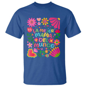 La Mejor Mama Del Mundo T Shirt Dia de las Madres Regalo Gift TS14 Royal Blue Print Your Wear