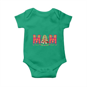 Virgen de Guadalupe Baby Onesie Mexican Heritage Mom Mother’s Day Gift TS14 Irish Green Print Your Wear