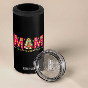 Virgen de Guadalupe 4 in 1 Can Cooler Tumbler Mexican Heritage Mom Mother’s Day Gift TS14 Print Your Wear