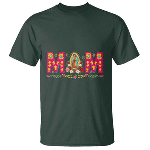 Virgen de Guadalupe T Shirt Mexican Heritage Mom Mother’s Day Gift TS14 Dark Forest Green Print Your Wear