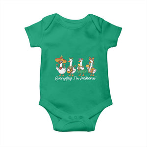 Everyday I'm Motherin Baby Onesie Cinco De Mayo Silly Goose Fiesta TS14 Irish Green Print Your Wear