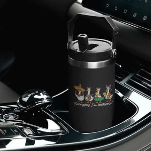 Everyday I'm Motherin Flip Straw Tumbler Cinco De Mayo Silly Goose Fiesta TS14 Print Your Wear
