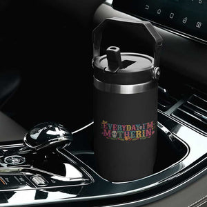 Every Day I'm Motherin Flip Straw Tumbler Cinco De Mayo Mexican Mom Gift TS14 Print Your Wear