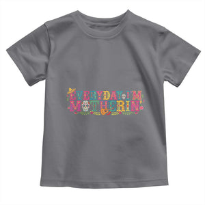 Every Day I'm Motherin Toddler T Shirt Cinco De Mayo Mexican Mom Gift TS14 Charcoal Print Your Wear