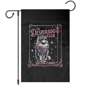 The Desperado Club Sign Sci-Fi Book Garden Flag Vintage Princess Cat Book Lover
