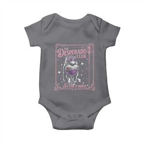 The Desperado Club Sign Sci-Fi Book Baby Onesie Vintage Princess Cat Book Lover