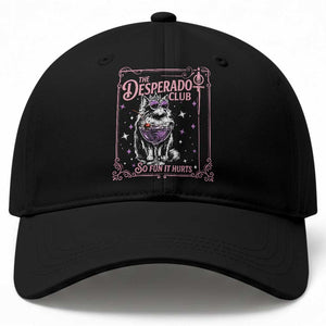 The Desperado Club Sign Sci-Fi Book Baseball Cap Vintage Princess Cat Book Lover
