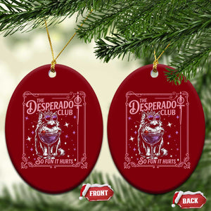 The Desperado Club Sign Sci-Fi Book Ceramic Ornament Vintage Princess Cat Book Lover