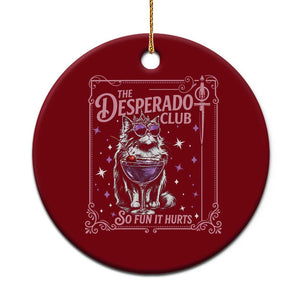 The Desperado Club Sign Sci-Fi Book Ceramic Ornament Vintage Princess Cat Book Lover
