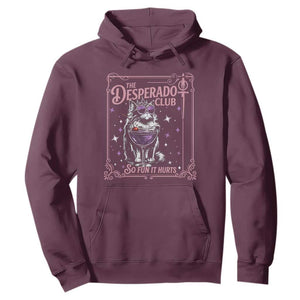 The Desperado Club Sign Sci-Fi Book Hoodie Vintage Princess Cat Book Lover