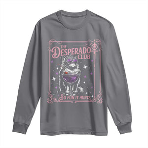 The Desperado Club Sign Sci-Fi Book Long Sleeve Shirt Vintage Princess Cat Book Lover