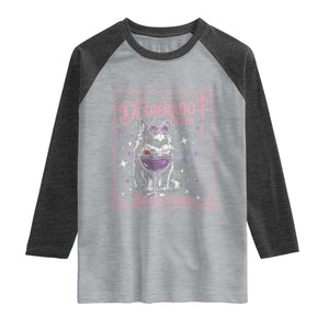 The Desperado Club Sign Sci-Fi Book Raglan Shirt Vintage Princess Cat Book Lover