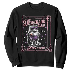 The Desperado Club Sign Sci-Fi Book Sweatshirt Vintage Princess Cat Book Lover