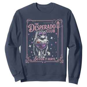 The Desperado Club Sign Sci-Fi Book Sweatshirt Vintage Princess Cat Book Lover