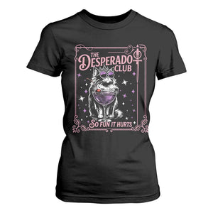The Desperado Club Sign Sci-Fi Book T Shirt For Women Vintage Princess Cat Book Lover