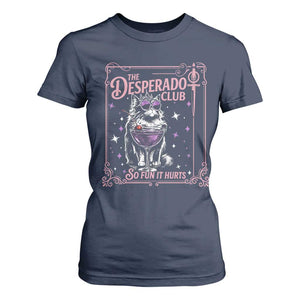 The Desperado Club Sign Sci-Fi Book T Shirt For Women Vintage Princess Cat Book Lover