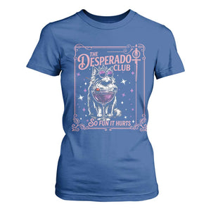 The Desperado Club Sign Sci-Fi Book T Shirt For Women Vintage Princess Cat Book Lover