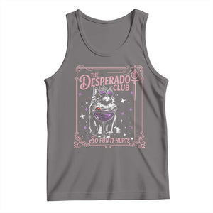 The Desperado Club Sign Sci-Fi Book Tank Top Vintage Princess Cat Book Lover