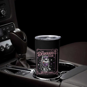The Desperado Club Sign Sci-Fi Book Tumbler Cup Vintage Princess Cat Book Lover