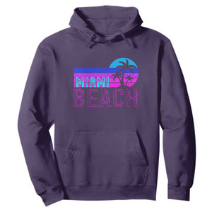 Vintage Miami Beach Hoodie Florida Proud Floridian Retro Palms Trees