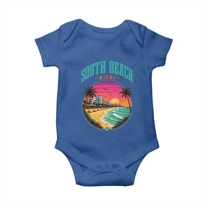 South Beach Miami Baby Onesie Retro Florida USA Souvenir Gift