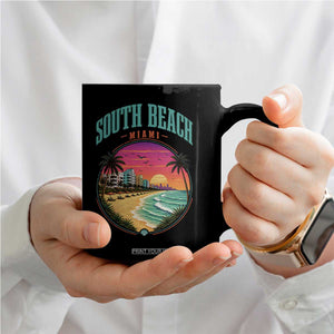 South Beach Miami Coffee Mug Retro Florida USA Souvenir Gift