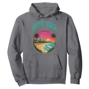 South Beach Miami Hoodie Retro Florida USA Souvenir Gift