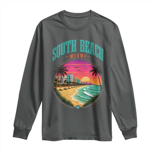 South Beach Miami Long Sleeve Shirt Retro Florida USA Souvenir Gift