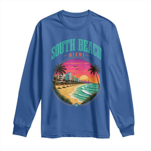 South Beach Miami Long Sleeve Shirt Retro Florida USA Souvenir Gift