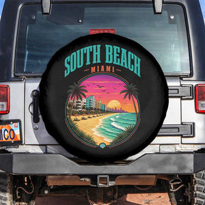 South Beach Miami Spare Tire Cover Retro Florida USA Souvenir Gift