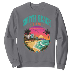 South Beach Miami Sweatshirt Retro Florida USA Souvenir Gift