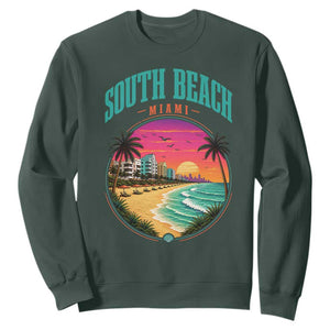 South Beach Miami Sweatshirt Retro Florida USA Souvenir Gift