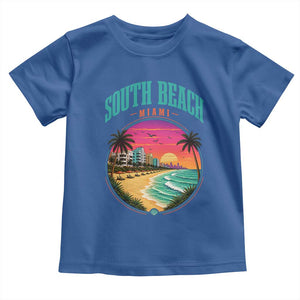 South Beach Miami Toddler T Shirt Retro Florida USA Souvenir Gift