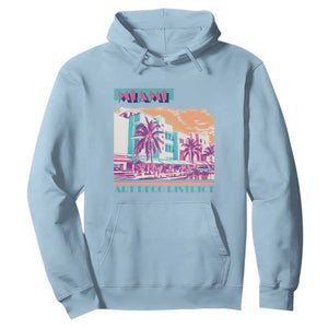 Vintage Miami Florida Art Deco Hoodie Miami City Pride Graphic