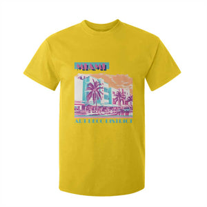 Vintage Miami Florida Art Deco T Shirt For Kid Miami City Pride Graphic