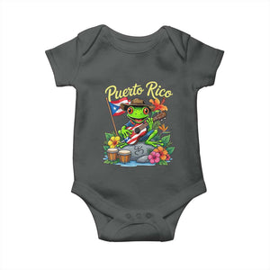 Hispanic Heritage Month Baby Onesie Taino Boricua Coqui Frog Puerto Rico