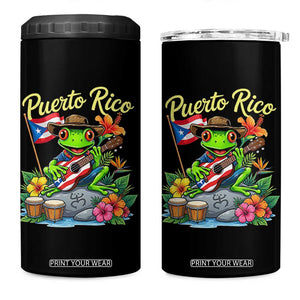 Hispanic Heritage Month 4 in 1 Can Cooler Tumbler Taino Boricua Coqui Frog Puerto Rico