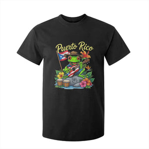 Hispanic Heritage Month T Shirt For Kid Taino Boricua Coqui Frog Puerto Rico